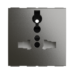 13Amp International Socket - 2M with safety shutter
