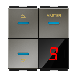 Touch - Dimmer with 9 Steps Digital Display & Master - 2M  110 - 240V ~ 450Watt