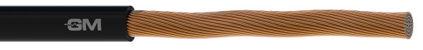black - Flame Retardant Cables by GM Modular